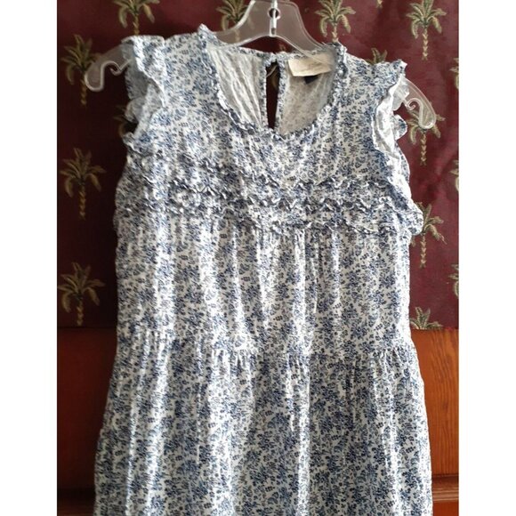 Coastal Cowgirl Boho Universal Thread Ruffled Cottagecore Floral Pockets Maxi S - Picture 6 of 11